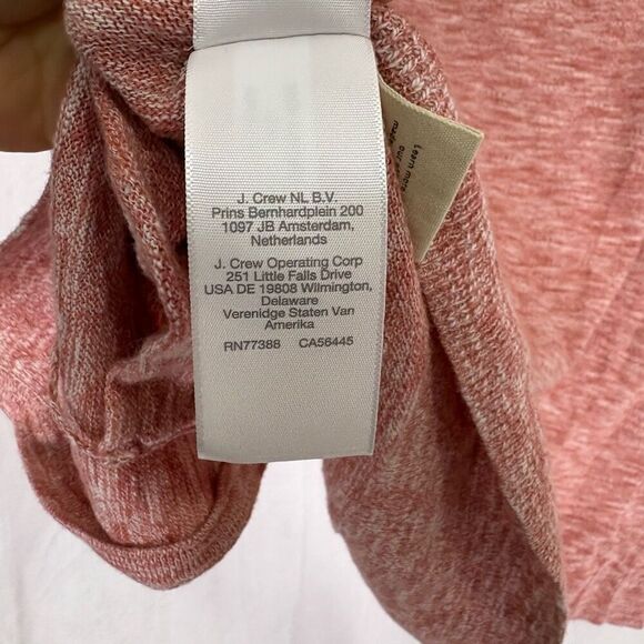 New Madewell Heathered Pink Open Cardigan Sweater Size XXS - Picture 9 of 9